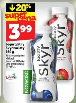 Topaz Jogurt pitny Skyr Łaciate jagodowy oferta