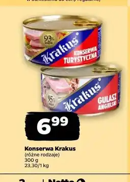 Netto Konserwa Krakus Turystyczna oferta