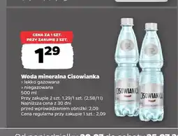 Netto Woda mineralna lekko gazowana Cisowianka oferta