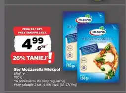 Netto Ser Mozzarella Mlekpol plastry oferta