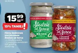 Netto Filety śledziowe marynowane Śledzie od Serca z cebulką wiejskie oferta