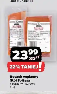 Netto Boczek wędzony parzony Stół Sołtysa oferta