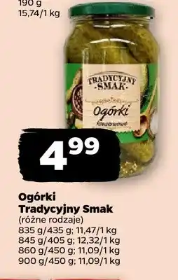 Netto Ogórki konserwowe Tradycyjny Smak oferta