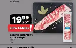 Netto Żeberka wieprzowe Sztuka Mięsa paski oferta