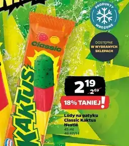 Netto Lody na patyku Classic Kaktus Nestlé oferta