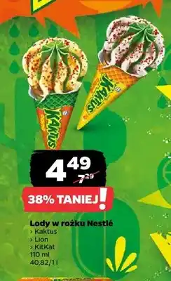 Netto Lody w rożku Nestlé Kaktus oferta