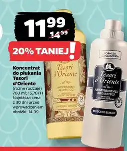 Netto Koncentrat do płukania Tesori d'Oriente Vaniglia e Zenzero oferta