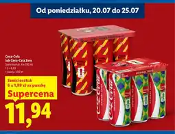 Lidl Napój gazowany Coca-Cola Zero 6-pak oferta