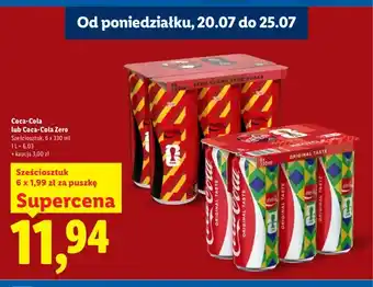 Lidl Napój gazowany Coca-Cola Zero 6-pak oferta