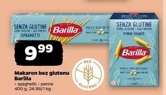 Netto Makaron bez glutenu spaghetti Barilla oferta