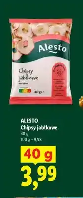 Lidl Chipsy jabłkowe Alesto oferta