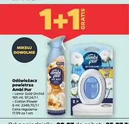 Netto Odświeżacz powietrza Ambi Pur Air Mist Lenor Gold Orchid oferta