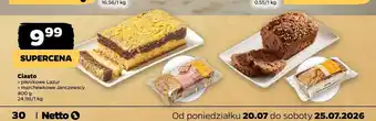 Netto Ciasto marchewkowe Janczewscy oferta