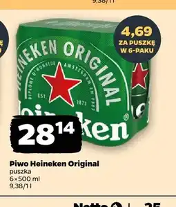 Netto Piwo Heineken Original 6-pak oferta