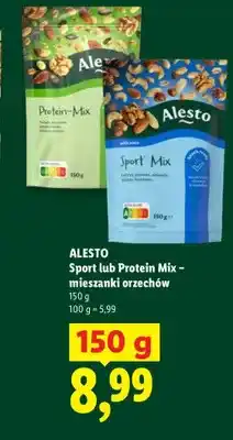 Lidl Mieszanka orzechów Protein Mix Alesto oferta