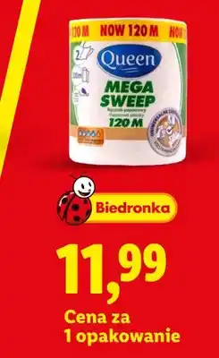 Lidl Ręcznik papierowy Queen Mega Sweep 2-warstwowy oferta