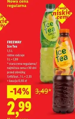 Lidl Napój Freeway Ice Tea Green Tea oferta