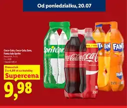 Lidl Napój gazowany Coca-Cola 2-pak oferta