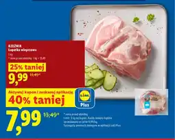 Lidl Łopatka wieprzowa Rzeźnik oferta