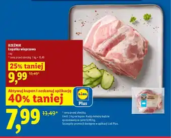 Lidl Łopatka wieprzowa Rzeźnik oferta