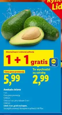 Lidl Awokado zielone oferta