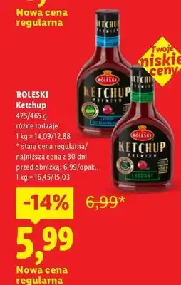 Lidl Ketchup pikantny Roleski oferta