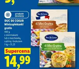 Lidl Minizapiekanki gratin z ziemniakami Duc De Coeur oferta