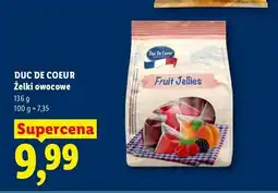 Lidl Żelki owocowe Duc De Coeur oferta