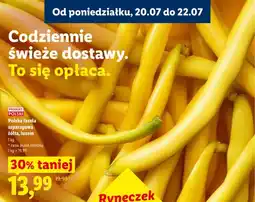 Lidl Fasola szparagowa żółta luzem polska oferta