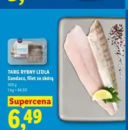 Lidl Sandacz filet ze skórą Targ Rybny Lidla oferta