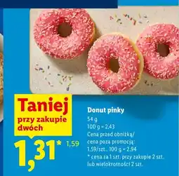 Lidl Donut pinky oferta
