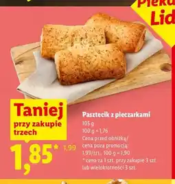 Lidl Pasztecik z pieczarkami Piekarnia Lidla oferta
