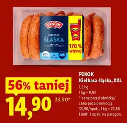 Lidl Kiełbasa śląska Pikok XXL oferta