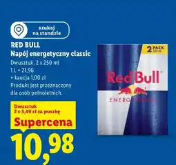 Lidl Napój energetyczny Red Bull Classic 2-pak oferta
