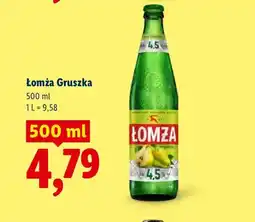 Lidl Piwo Łomża Gruszka oferta