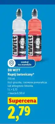 Lidl Napój izotoniczny Dr Witt liczi-gruszka oferta