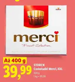Lidl Czekoladki Merci Finest Selection XXL Storck oferta