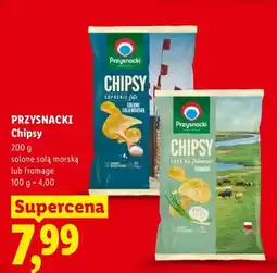 Lidl Chipsy Przysnacki solone solą morską oferta