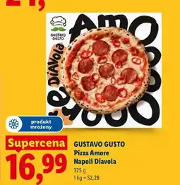 Lidl Pizza Amore Napoli Diavola Gustavo Gusto oferta