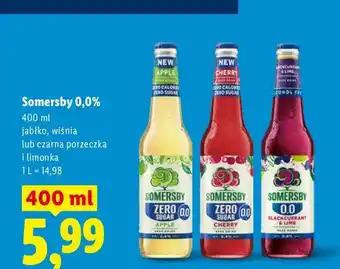 Lidl Piwo bezalkoholowe Somersby jabłko oferta