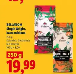 Lidl Kawa mielona Bellarom Single Origin Kolumbia oferta