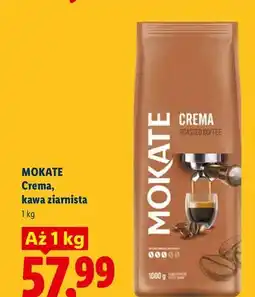 Lidl Kawa ziarnista Mokate Crema oferta