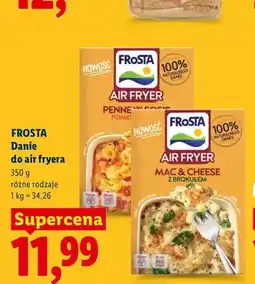 Lidl Danie do air fryera Frosta Penne w sosie pomidorowym oferta