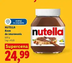 Lidl Krem do smarowania Nutella oferta