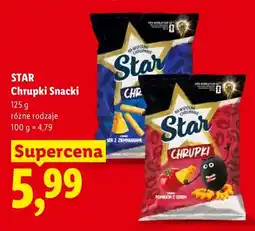 Lidl Chrupki Snacki Star Ser z ziemniakami oferta