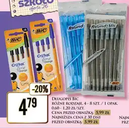 Dino Długopisy BIC Cristal Fine Orange 4-pak oferta
