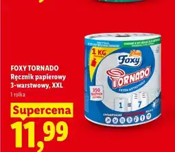Lidl Ręcznik papierowy Foxy Tornado 3-warstwowy XXL oferta