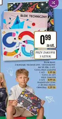 Dino Blok biały rysunkowy oferta