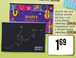 Dino Zeszyt do nut A5 oferta