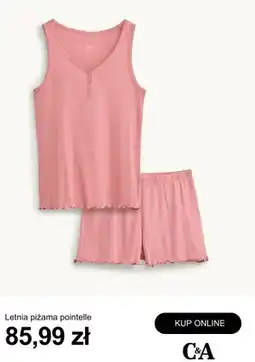 C&A Letnia piżama pointelle C&A oferta